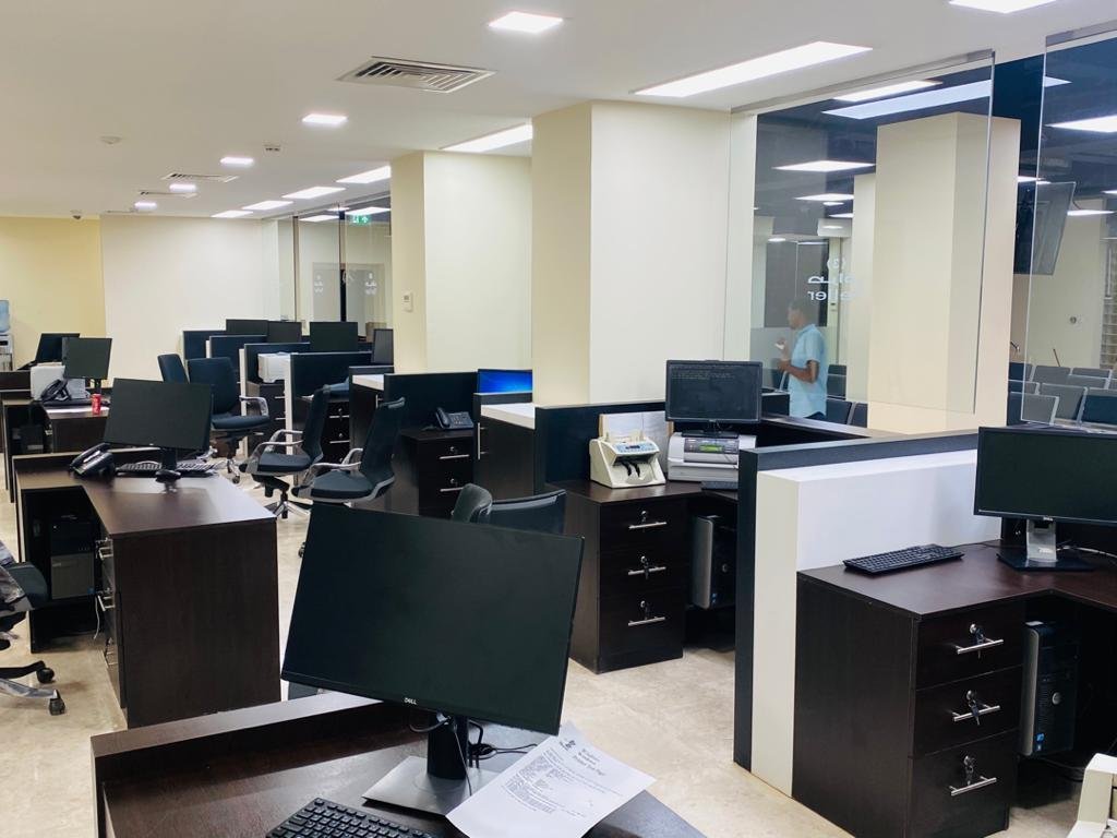 Bahri Industrial Area Branch — staff workstations