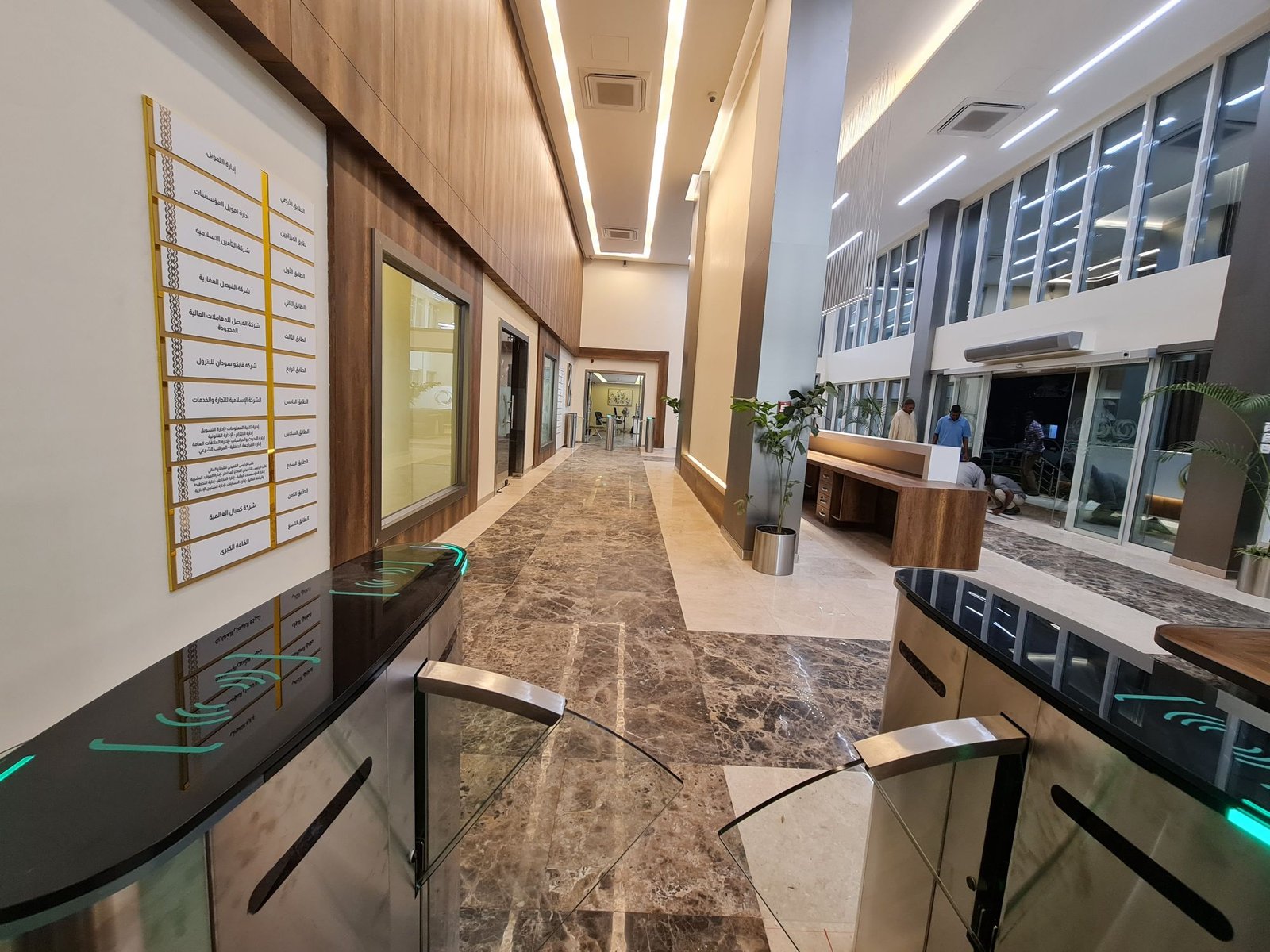 FIB Alfaihaa HQ — corridor